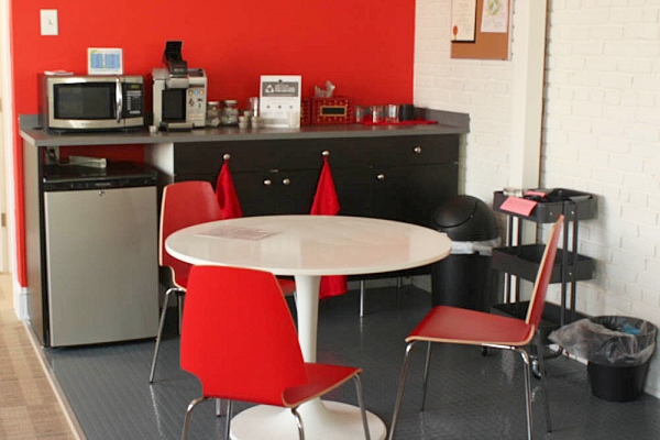 Charles Village Exchange's kitchen area